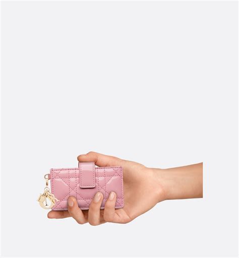 lady dior 5-gusset card holder